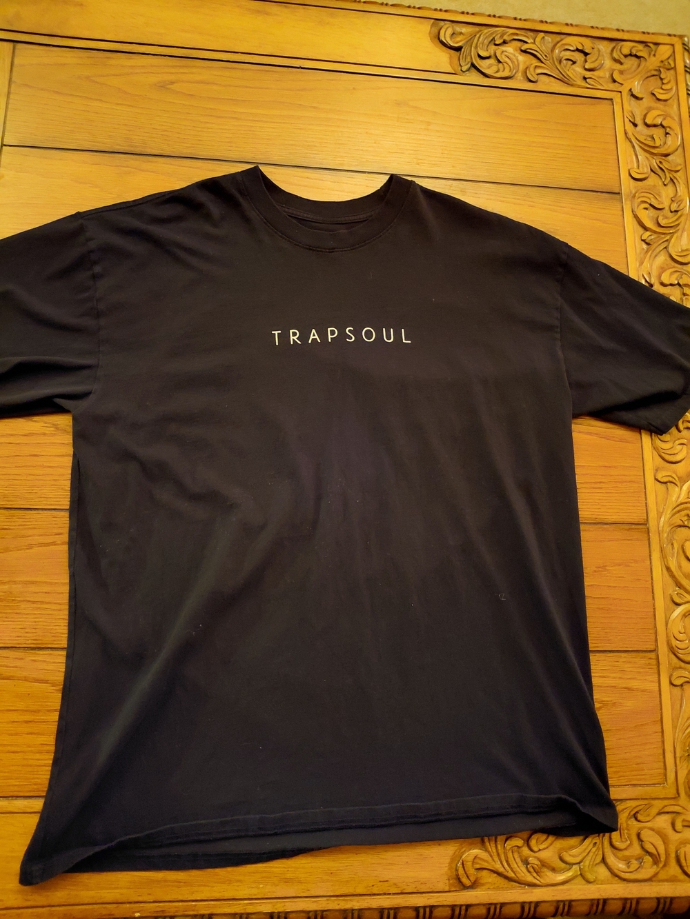 Trapsoul Black Logo Crewneck T-Shirt